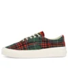 Skid Grip Low « Twisted Plaid – Egret »
