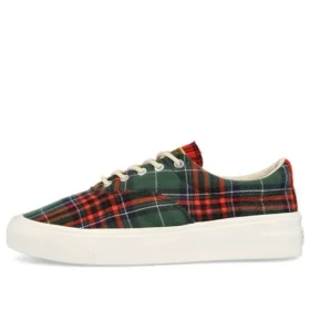 Skid Grip Low « Twisted Plaid – Egret »