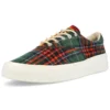 Skid Grip Low « Twisted Plaid – Egret »
