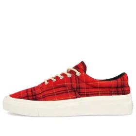Skid Grip Low « Twisted Plaid – Haute Red »
