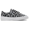Skidgrip Chaussures de ville basses en toile élégantes Imprimé noir et gris « Noir et gris »