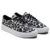 Skidgrip Chaussures de ville basses en toile élégantes Imprimé noir et gris « Noir et gris »