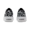 Skidgrip Chaussures de ville basses en toile élégantes Imprimé noir et gris « Noir et gris »