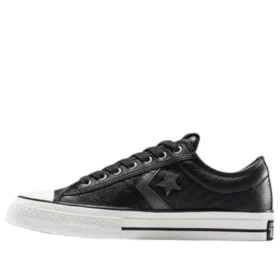 Star Player 76 Cuir & Métallisé « Noir Blanc »