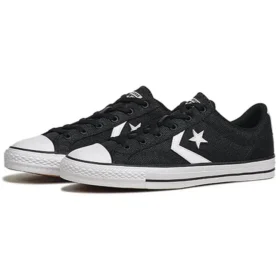 Star Player OX Sneaker noir « Black White »