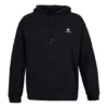 Sweat à capuche ajusté standard Go-To avec motif étoile et chevrons brodés – Tailles asiatiques « Noir »