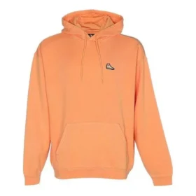 Sweat à capuche ample avec patch Go-To Sneaker, tailles asiatiques « Pink Orange »