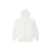 Sweat à capuche ample blanc crème