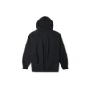 Sweat à capuche ample en maille avec logo brodé, noir