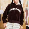 Sweat à capuche Asia Sizing « Red Brown »