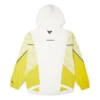 Sweat à capuche athleisure décontracté aux couleurs contrastées, blanc