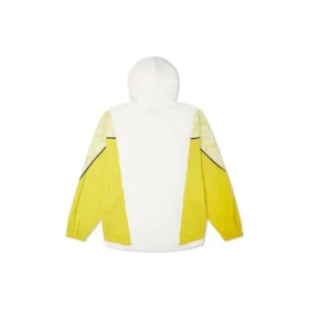 Sweat à capuche athleisure décontracté aux couleurs contrastées, blanc