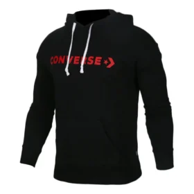 Sweat à capuche avec grand logo « Black » (tailles asiatiques)