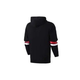 Sweat à capuche avec inscription « Collegiate » – Tailles asiatiques – « Black »