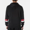 Sweat à capuche avec inscription « Collegiate » – Tailles asiatiques – « Black »