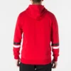 Sweat à capuche avec inscription universitaire, tailles asiatiques « Rouge »