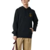 Sweat à capuche avec logo Mountain, tailles asiatiques « Noir »