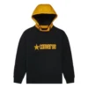 Sweat à capuche avec logo pour homme, noir