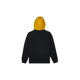 Sweat à capuche avec logo pour homme, noir