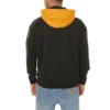 Sweat à capuche avec logo pour homme, noir