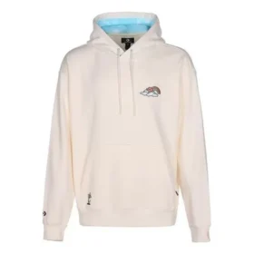 Sweat à capuche avec motif Rainbow Cloud, tailles asiatiques « Egret »