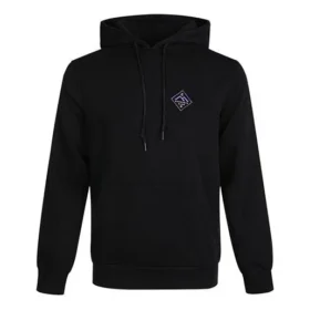 Sweat à capuche avec patch Mountain Club, tailles asiatiques « Noir »