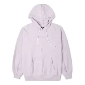Sweat à capuche brodé avec logo, violet
