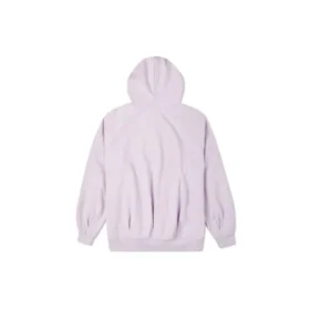 Sweat à capuche brodé avec logo, violet
