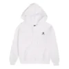 Sweat à capuche brodé d&rsquo;étoiles en chevrons BB, tailles asiatiques « Blanc »