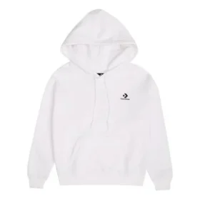 Sweat à capuche brodé d&rsquo;étoiles en chevrons BB, tailles asiatiques « Blanc »