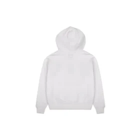 Sweat à capuche brodé d&rsquo;étoiles en chevrons BB, tailles asiatiques « Blanc »