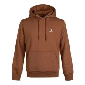 Sweat à capuche brodé d&rsquo;étoiles en V, tailles asiatiques « Marron »