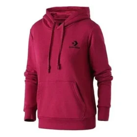 Sweat à capuche brodé Star Chevron, tailles asiatiques « Dark Red »