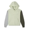 Sweat à capuche brodé Star Chevron, tailles asiatiques « Olive »