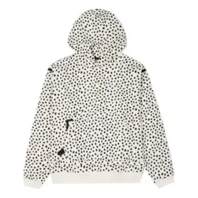 Sweat à capuche à demi-zip Court-Ready Cheetah, tailles asiatiques « Egret Spotted Leopard »