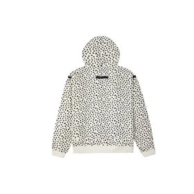Sweat à capuche à demi-zip Court-Ready Cheetah, tailles asiatiques « Egret Spotted Leopard »