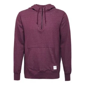 Sweat à capuche demi-zip, tailles asiatiques « Rouge » Sweat à capuche demi-zip, tailles asiatiques « Rouge »