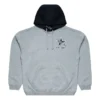 Sweat à capuche en molleton Converse x Awake Vintage « Gris chiné »
