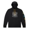 Sweat à capuche en molleton Converse x Keith Haring, tailles asiatiques « Black »