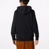 Sweat à capuche en molleton français à chevrons et étoiles brodées, tailles asiatiques « Noir »