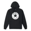 Sweat à capuche en molleton French Terry Go-To Chuck Taylor Patch, tailles asiatiques « Noir »