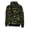 Sweat à capuche en polaire Archive Camo, tailles asiatiques « Camo Green »