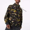 Sweat à capuche en polaire Archive Camo, tailles asiatiques « Camo Green »