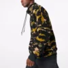 Sweat à capuche en polaire Archive Camo, tailles asiatiques « Camo Green »