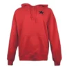 Sweat à capuche en tricot avec logo et cordon de serrage Rouge