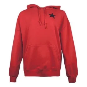 Sweat à capuche en tricot avec logo et cordon de serrage Rouge Sweat à capuche en tricot avec logo et cordon de serrage Rouge