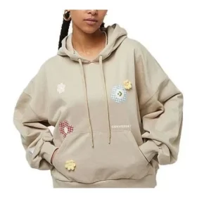 Sweat à capuche Flora Logo, tailles asiatiques « Beige » Sweat à capuche Flora Logo, tailles asiatiques « Beige »