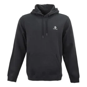 Sweat à capuche Go-To Embroidered Star Chevron, coupe standard, tailles asiatiques « Noir » Sweat à capuche Go-To Embroidered Star Chevron, coupe standard, tailles asiatiques « Noir »