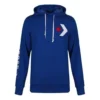 Sweat à capuche à grand logo étoile en chevron, tailles asiatiques « Bleu »