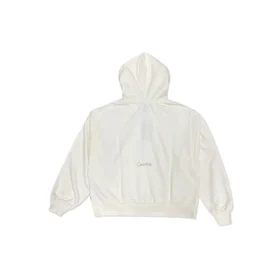 Sweat à capuche à mailles chaînées, tailles asiatiques « Beige »